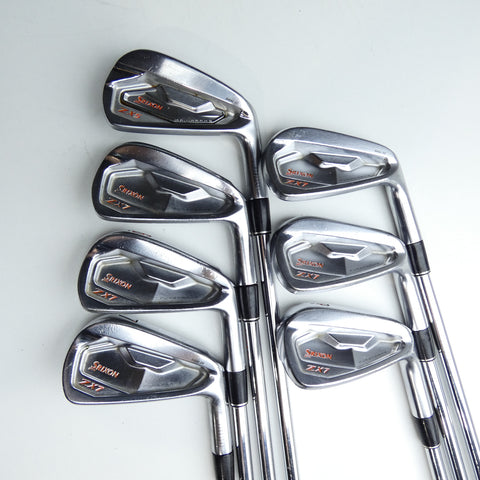 Used Srixon ZX5 MKII & ZX7 MKII Combo Set Iron Set / 4 - PW / Stiff Flex
