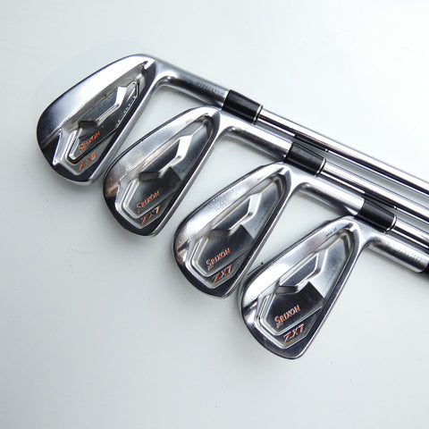 Used Srixon ZX5 MKII & ZX7 MKII Combo Set Iron Set / 4 - PW / Stiff Flex