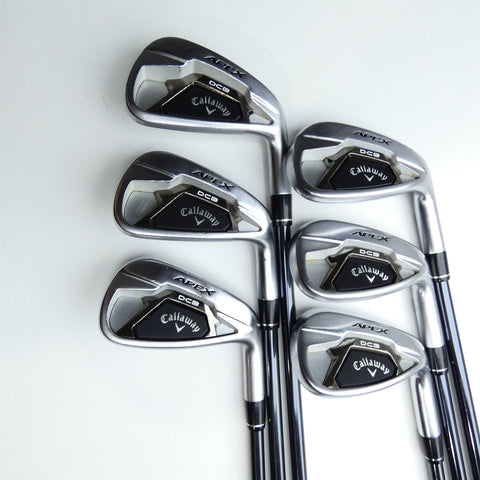 Used Callaway Apex DCB 21 Iron Set / 6 - PW + AW / Senior Flex