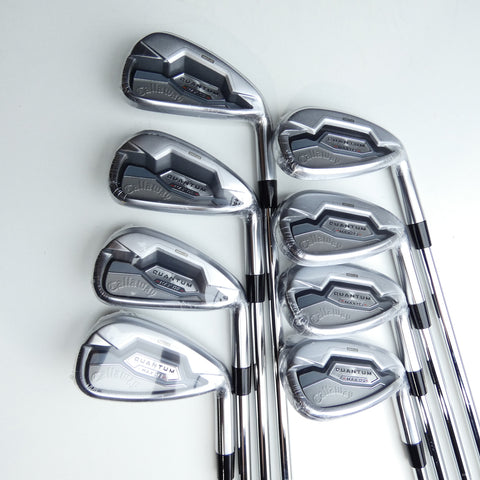 NEW Callaway Quantum Max OS Iron Set / 5 - PW + GW + AW / Regular Flex