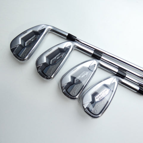 NEW Callaway Quantum Max OS Iron Set / 5 - PW + GW + AW / Regular Flex