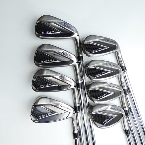Used TaylorMade Stealth Iron Set / 5 - SW + AW / Stiff Flex