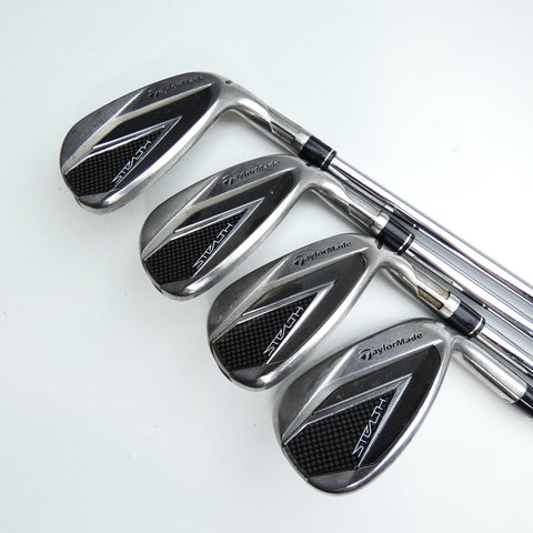 Used TaylorMade Stealth Iron Set / 5 - SW + AW / Stiff Flex