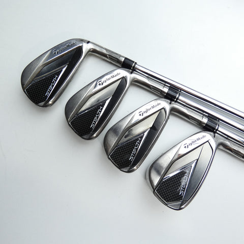 Used TaylorMade Stealth Iron Set / 5 - SW + AW / Stiff Flex