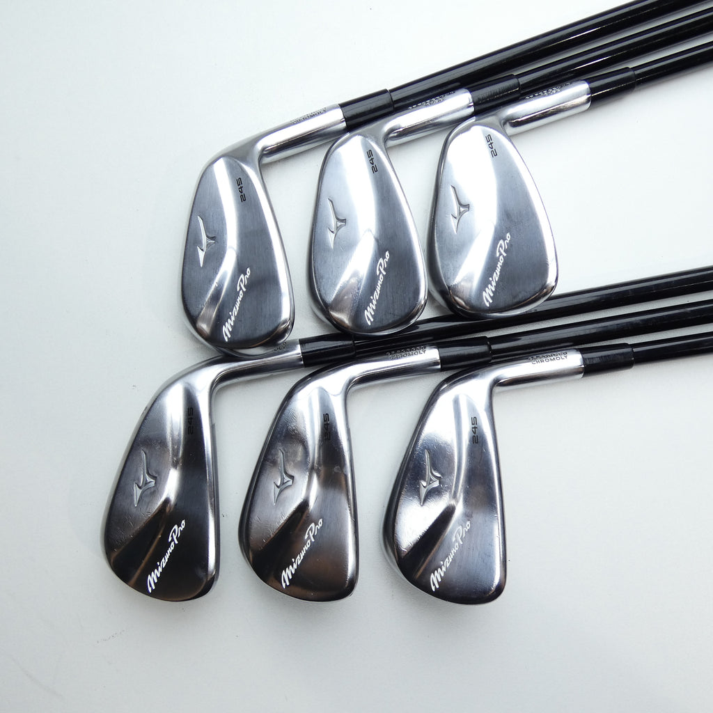 Used Mizuno Pro 245 Iron Set / 5 - PW / Stiff Flex