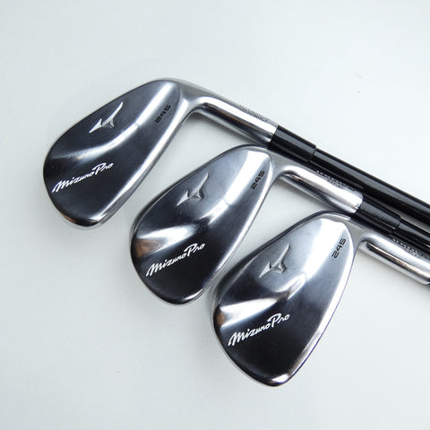 Used Mizuno Pro 245 Iron Set / 5 - PW / Stiff Flex
