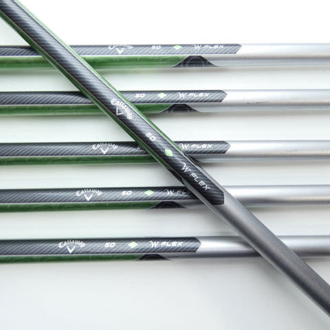 Used Callaway Solaire Iron Set / 7 - SW + AW / Ladies Flex