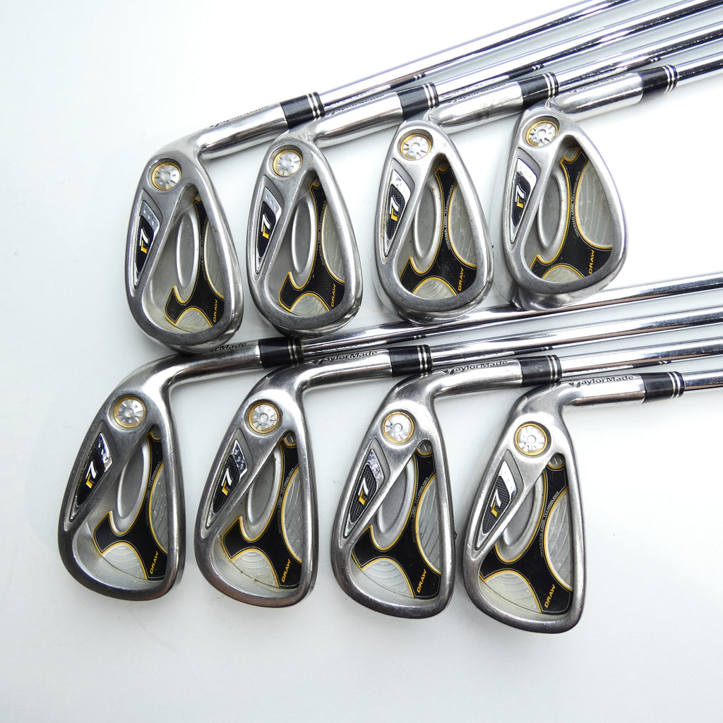 Used TaylorMade R7 Draw Iron Set / 4 - SW / Regular Flex