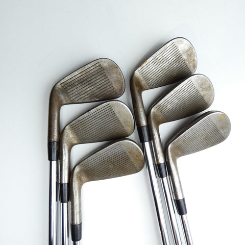 Used TOUR ISSUE Callaway Apex Pro 19 RAW Iron Set / 4 - 9 IRON / Stiff Flex