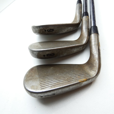 Used TOUR ISSUE Callaway Apex Pro 19 RAW Iron Set / 4 - 9 IRON / Stiff Flex