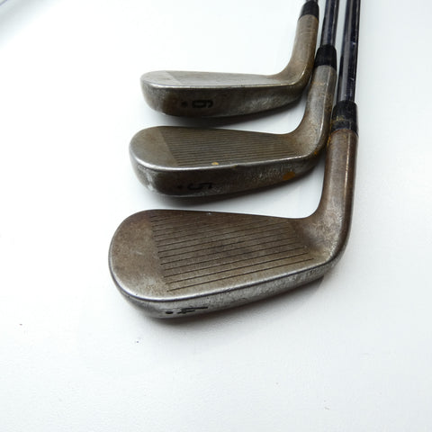 Used TOUR ISSUE Callaway Apex Pro 19 RAW Iron Set / 4 - 9 IRON / Stiff Flex