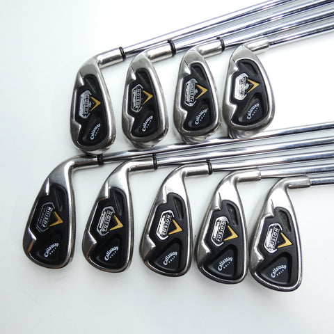Used Callaway Fusion Iron Set / 4 - SW + AW / Uniflex