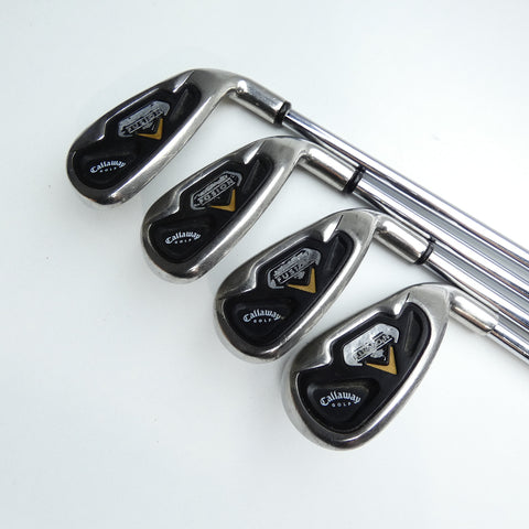 Used Callaway Fusion Iron Set / 4 - SW + AW / Uniflex