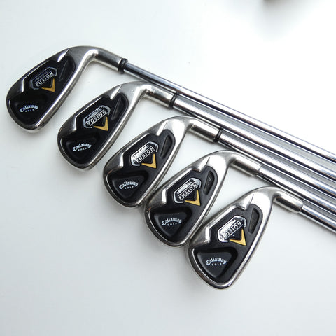 Used Callaway Fusion Iron Set / 4 - SW + AW / Uniflex