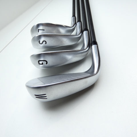 Used PXG Black Ops Chrome Iron Set / 5 - SW + GW + LW / Senior Flex