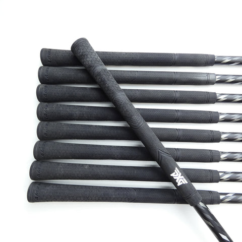 Used PXG Black Ops Chrome Iron Set / 5 - SW + GW + LW / Senior Flex