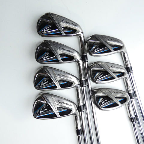 Used TaylorMade SIM Max Iron Set / 5 - SW / Regular Flex