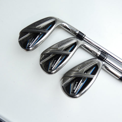 Used TaylorMade SIM Max Iron Set / 5 - SW / Regular Flex