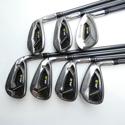 Used TaylorMade M2 2017 Iron Set / 6 - SW + AW / Regular Flex