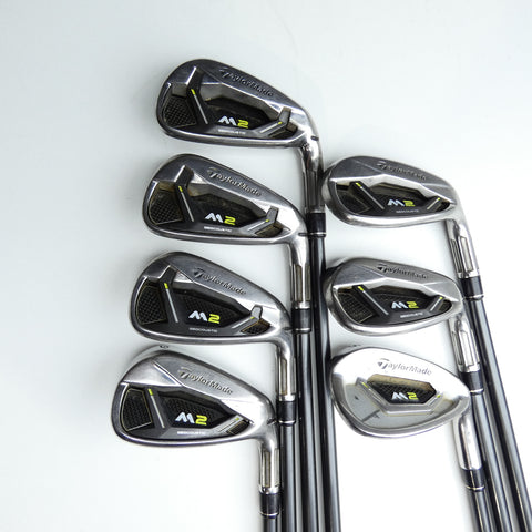 Used TaylorMade M2 2017 Iron Set / 6 - SW + AW / Regular Flex