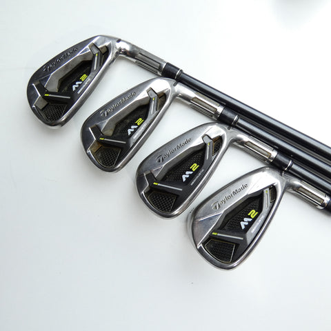 Used TaylorMade M2 2017 Iron Set / 6 - SW + AW / Regular Flex