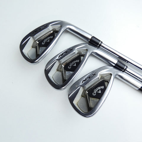 Used Callaway Apex 21 Iron Set / 4 - PW / Stiff Flex