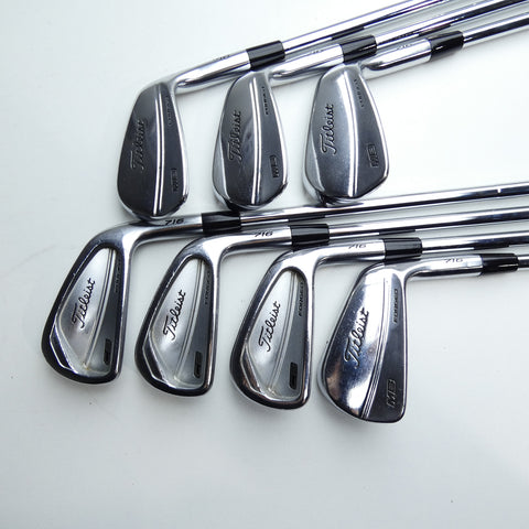 Used Titleist CB 716 & MB 716 Combo Set Iron Set / 4 - PW / Stiff Flex
