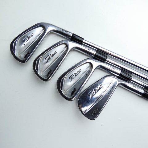 Used Titleist CB 716 & MB 716 Combo Set Iron Set / 4 - PW / Stiff Flex