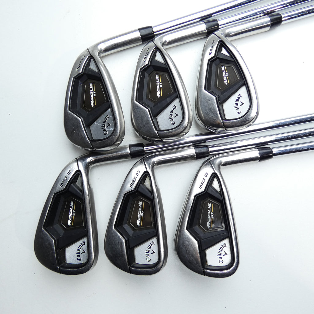 Used Callaway Rogue ST MAX OS Iron Set / 5 - PW / Regular Flex