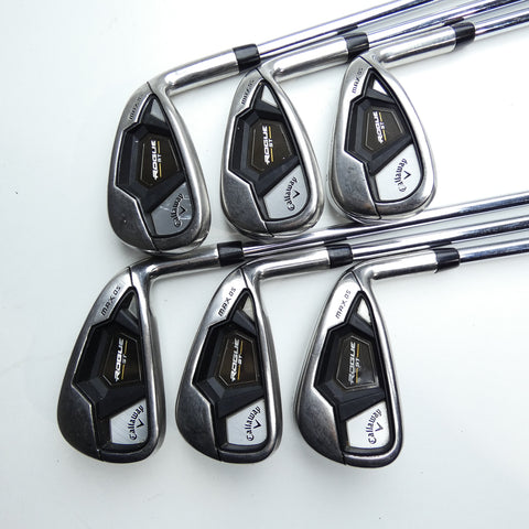 Used Callaway Rogue ST MAX OS Iron Set / 5 - PW / Regular Flex
