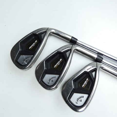 Used Callaway Rogue ST MAX OS Iron Set / 5 - PW / Regular Flex