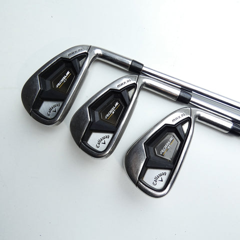 Used Callaway Rogue ST MAX OS Iron Set / 5 - PW / Regular Flex