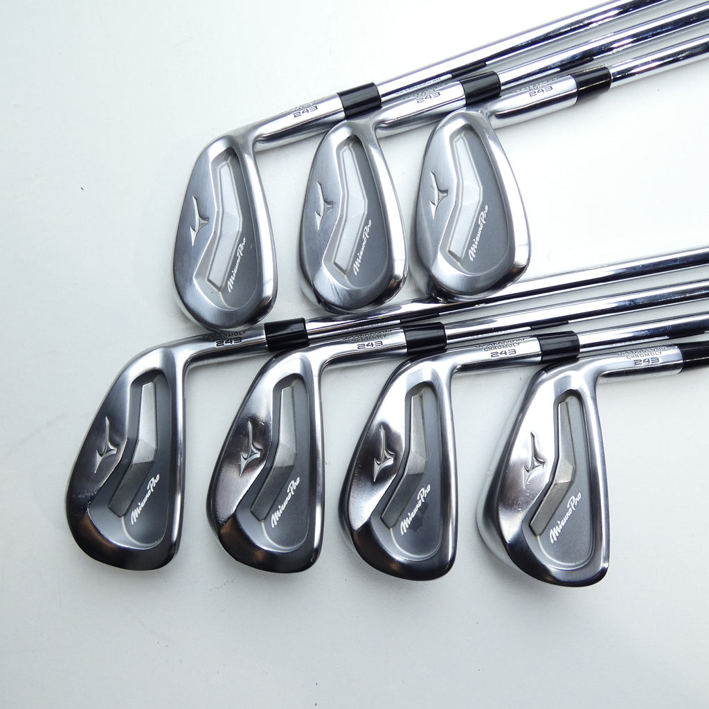 Used Mizuno Pro 243 Iron Set / 4 - PW / Stiff Flex
