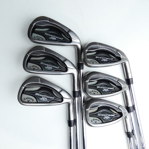 Used Callaway Steelhead XR Iron Set / 5 - PW / Regular Flex