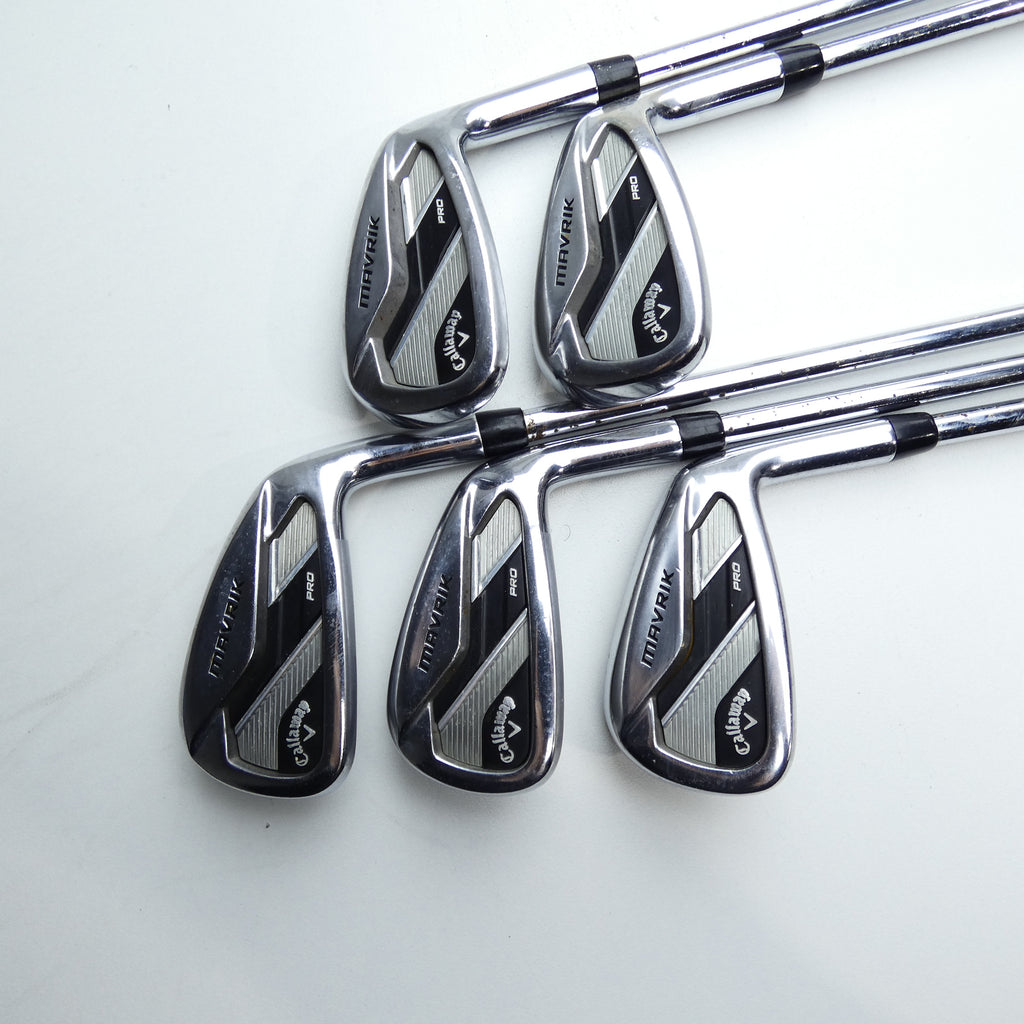 Used Callaway Mavrik Pro Iron Set / 6 - PW / Stiff Flex