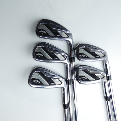 Used Callaway Mavrik Pro Iron Set / 6 - PW / Stiff Flex