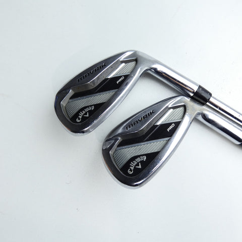 Used Callaway Mavrik Pro Iron Set / 6 - PW / Stiff Flex