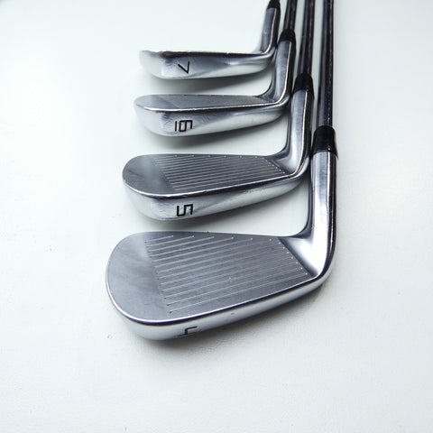 Used TaylorMade P7MC 2020 Iron Set / 4 - PW / Stiff Flex