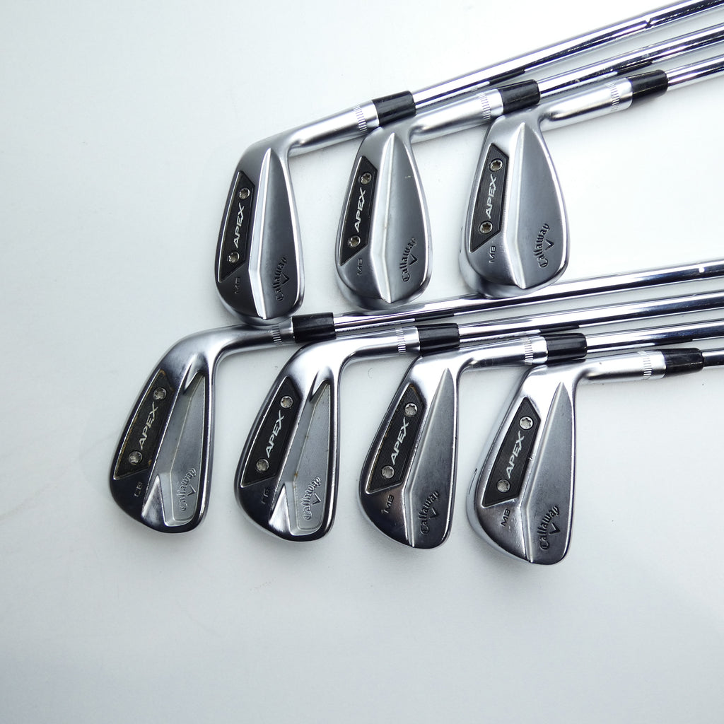 Used Callaway Apex CB & MB 2024 Combo Iron Set / 4 - PW / X-Stiff Flex