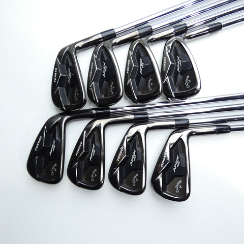 Used Callaway Apex Pro Smoke 19 Iron Set / 3 - PW / Stiff Flex