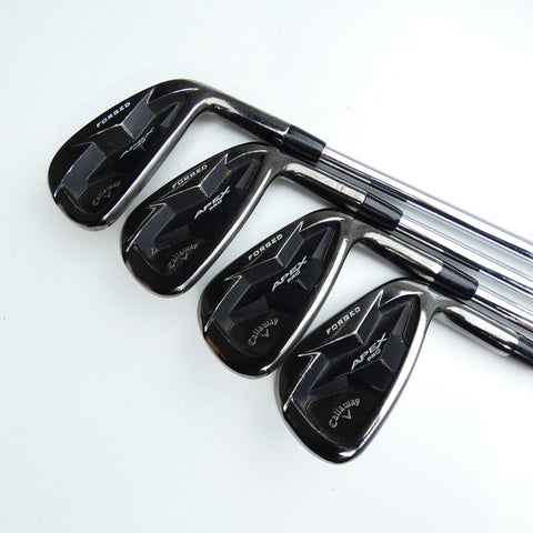 Used Callaway Apex Pro Smoke 19 Iron Set / 3 - PW / Stiff Flex