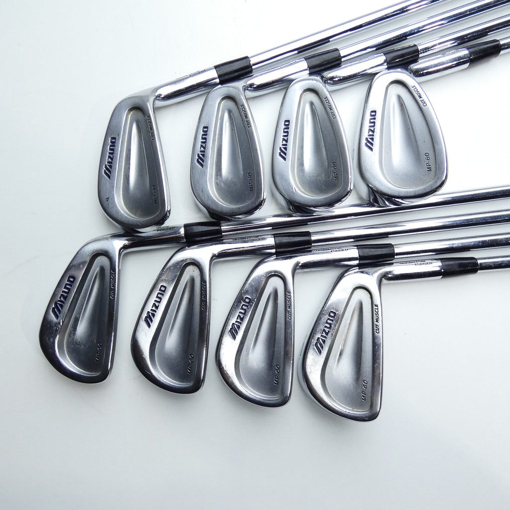 Used Mizuno MP-60 Iron Set / 3 - PW / Regular Flex