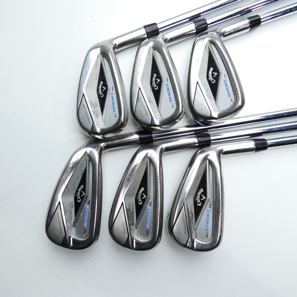 Used Callaway Paradym Ai Smoke HL Iron Set / 5 - PW / Regular Flex