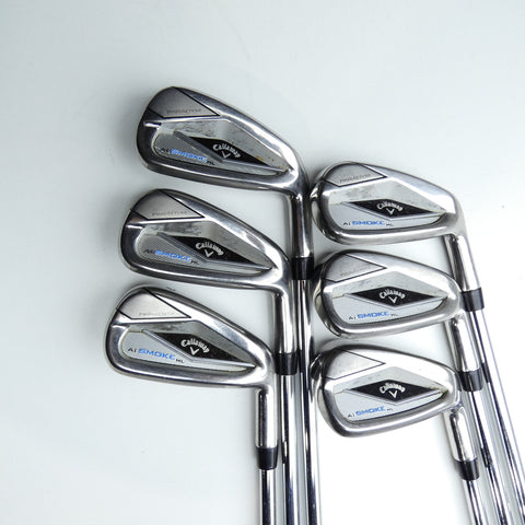 Used Callaway Paradym Ai Smoke HL Iron Set / 5 - PW / Regular Flex