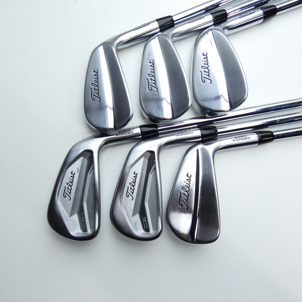 Used Titleist 620 CB & 620 MB Combo Iron Set / 4 - 9 IRON / X-Stiff Flex