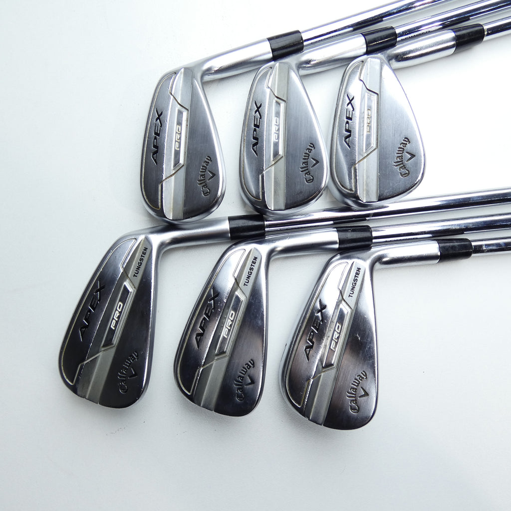 Used Callaway Apex Pro 21 Iron Set / 5 - PW / Stiff Flex