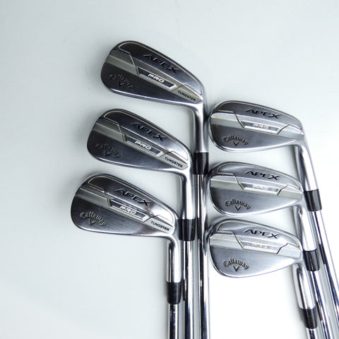 Used Callaway Apex Pro 21 Iron Set / 5 - PW / Stiff Flex