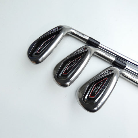 Used Titleist AP1 716 Iron Set / 6 - PW + GW + AW / Regular Flex