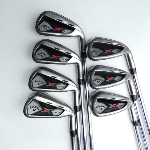 Used Callaway X Hot Iron Set / 4 - PW / Regular Flex