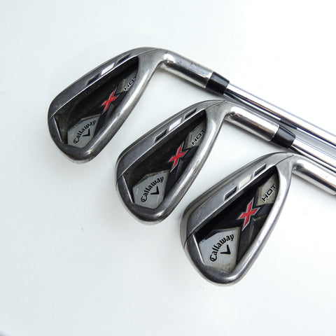 Used Callaway X Hot Iron Set / 4 - PW / Regular Flex